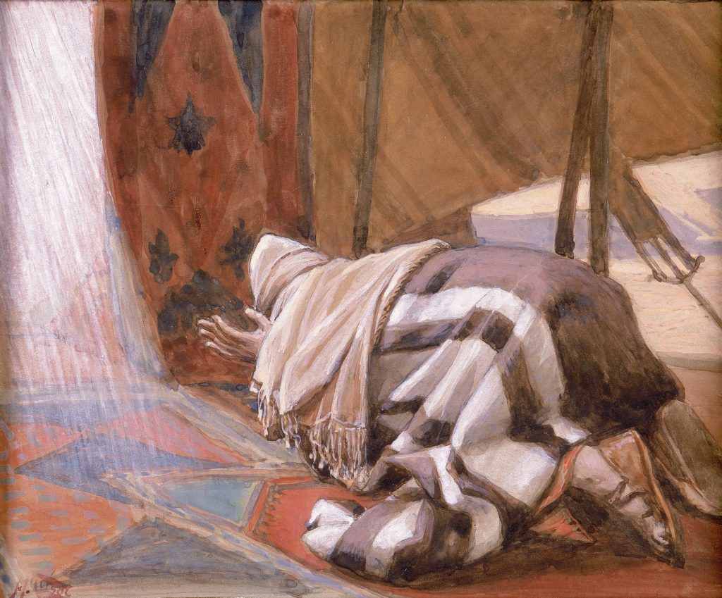 그림: "하느님께서 아브람에게 약속하시다", James Tissot