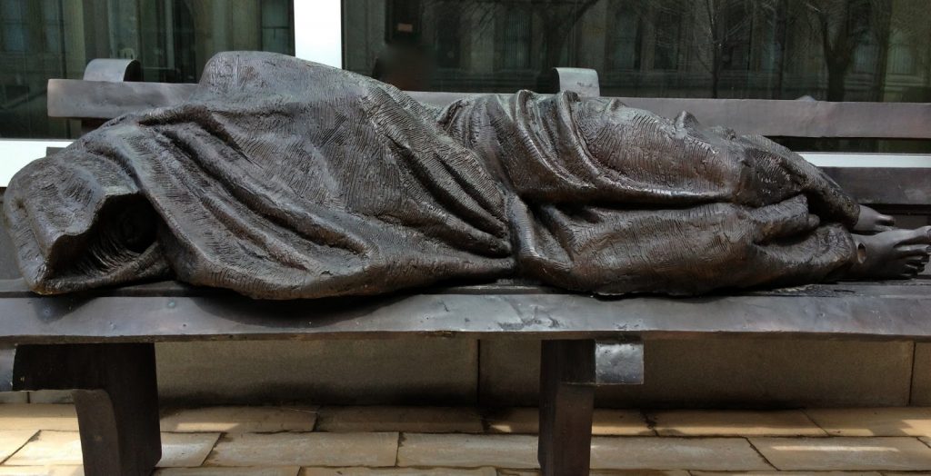 Jesus the homeless, Timothy Schmalz