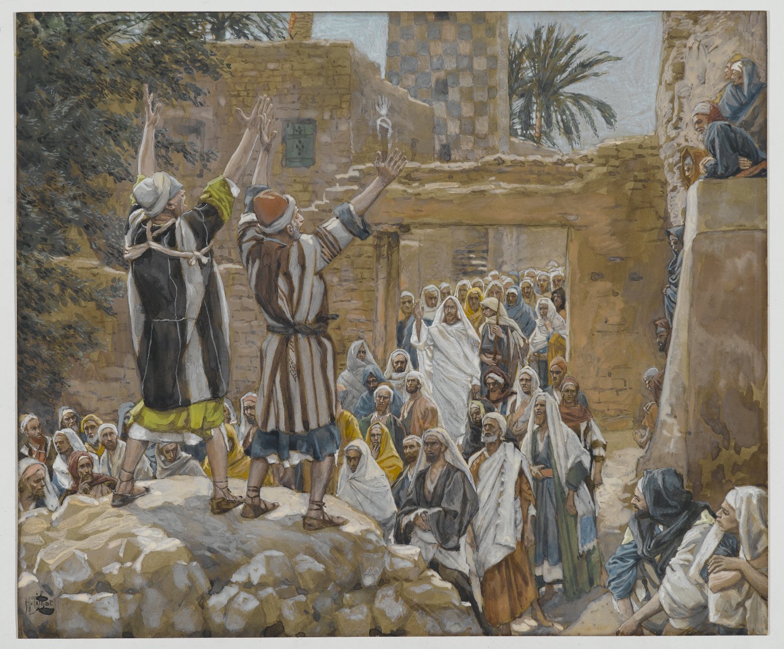 그림: "예리고 성의 두 소경", James Tissot