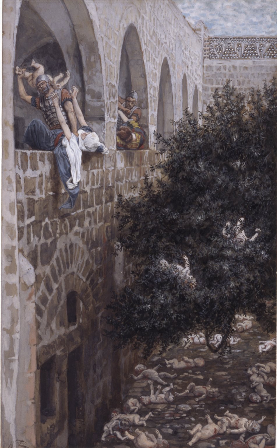 그림: "죄 없는 어린이들의 순교", James Tissot
