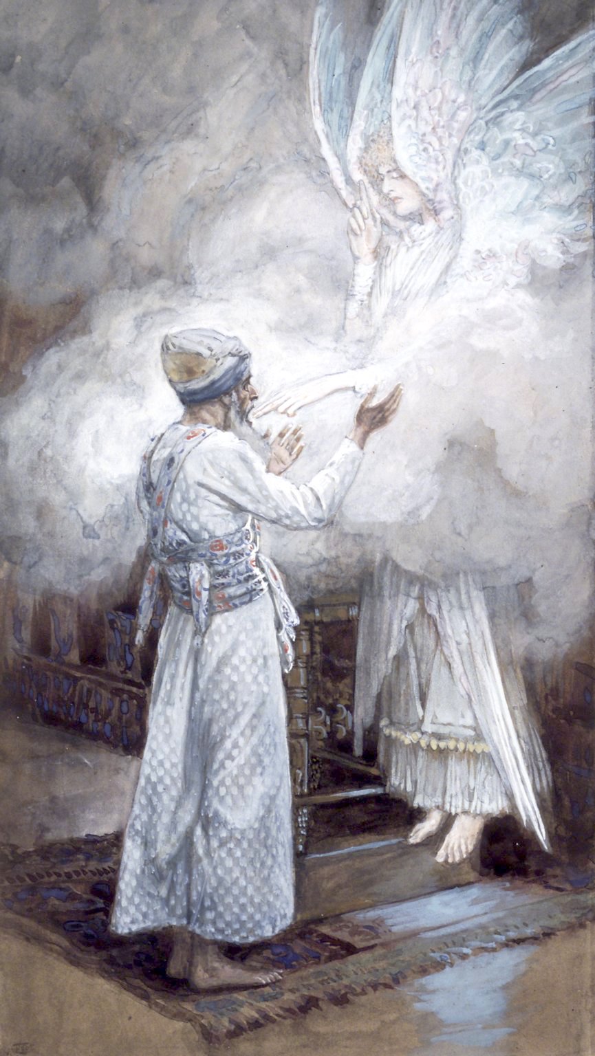 그림: "즈가리야에게 드러난 계시", James Tissot