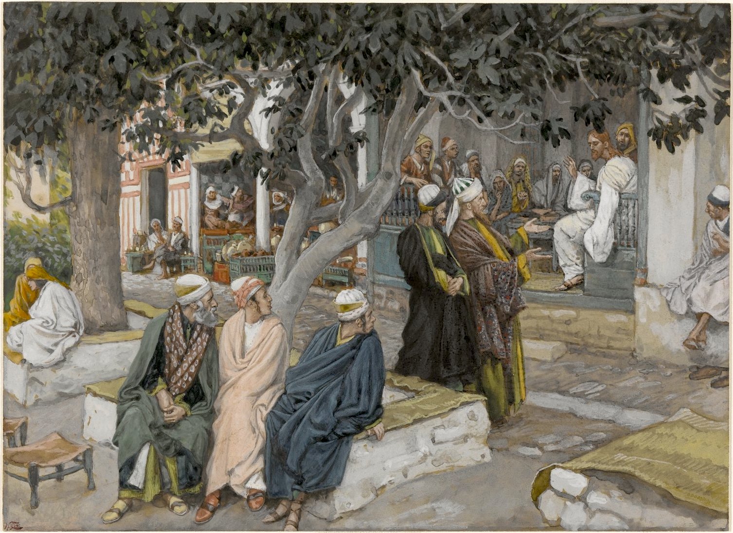 그림: "The Meal in the House of Matthew", James Tissot