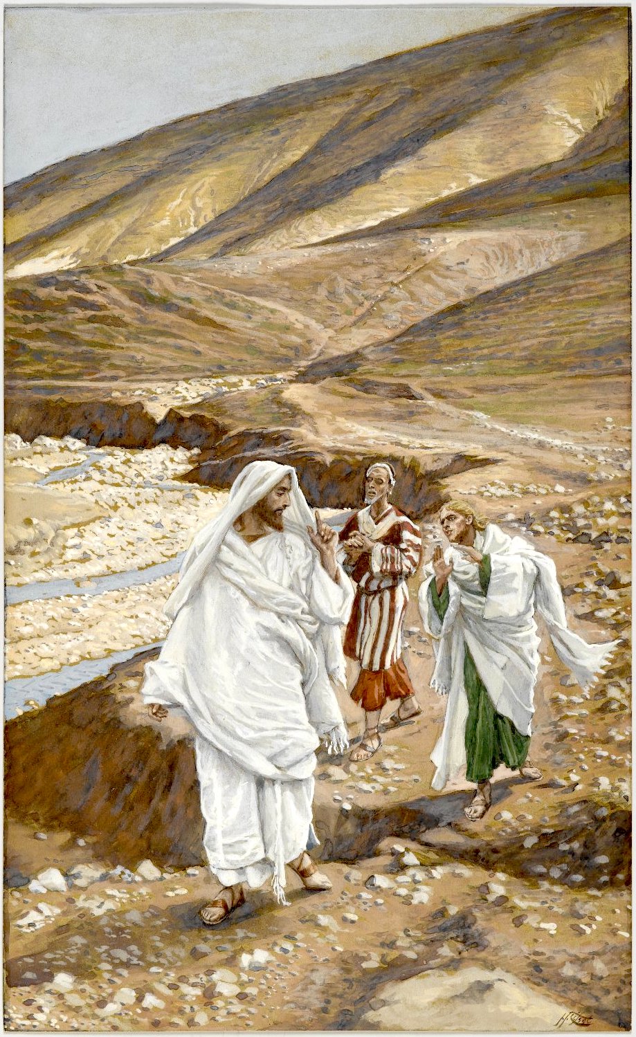 그림: "사도 성 요한과 성 안드레아를 부르심", James Tissot