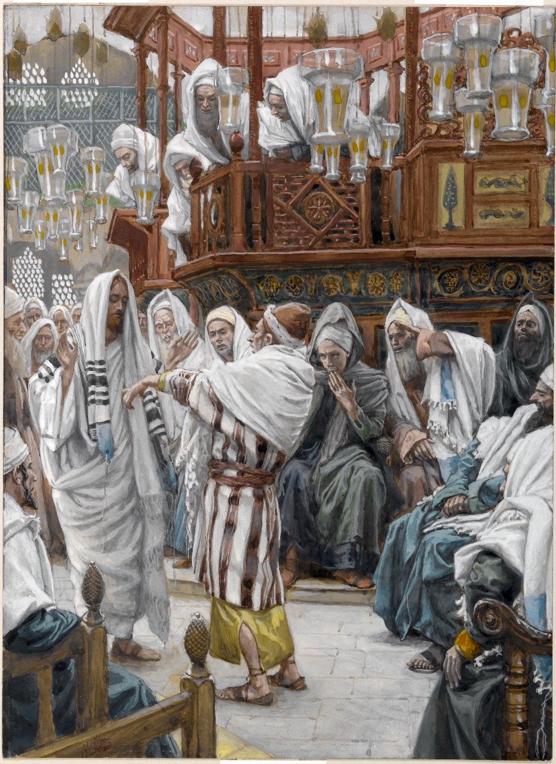 그림: "손이 오그라든 사람", James Tissot